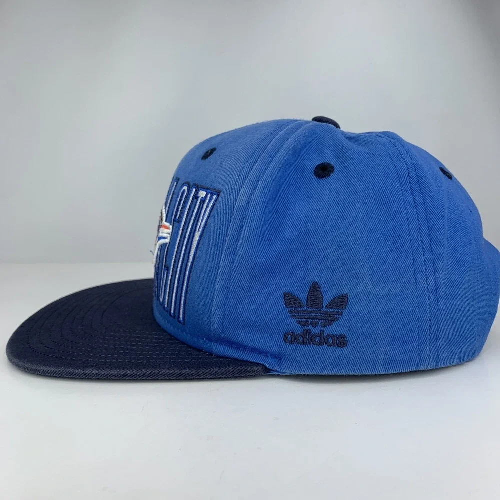 Oklahoma City OKC Thunder Blue Hat YOUTH Adidas NBA Basketball Snap OSFM Cap